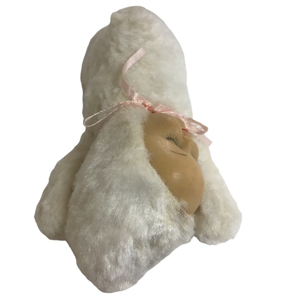 Vintage Sleeping Aldur Rubber Face Baby Stuffed Plush - Picture 4 of 8